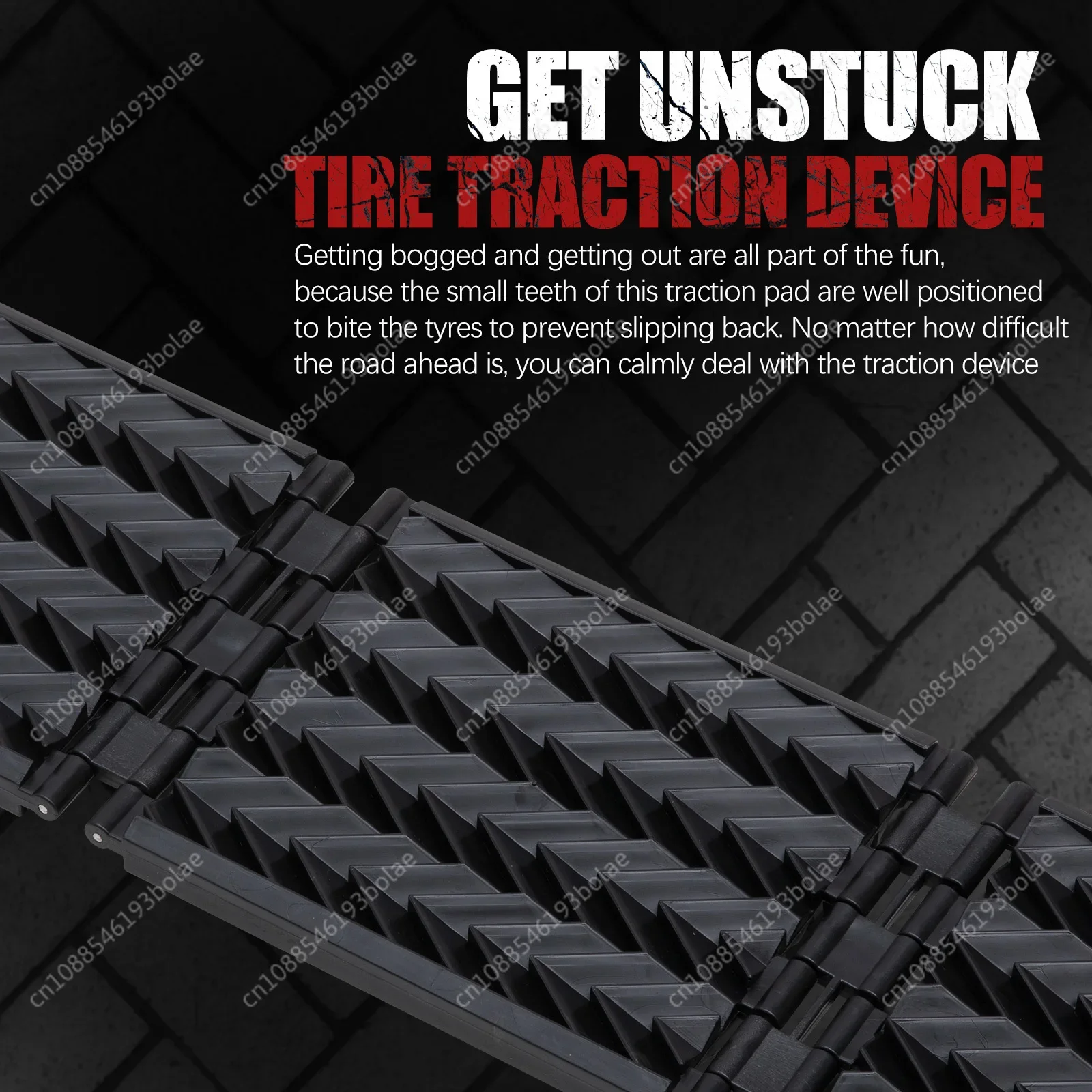 Складные внедорожные 4x4 тяговые доски для экстренных шин со снежным песком