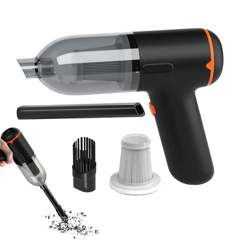 

Car Handheld Vacuum Cordless Rechargeable Small Auto Vacuum Household Cleaning Supplies Wet And Dry Suitable For Crumb Dirt