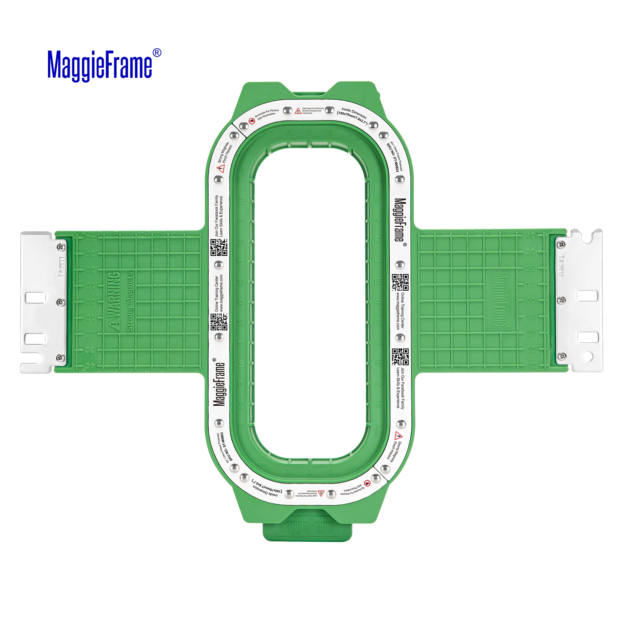 Фото Магнитное кольцо MaggieFrame 7,6 x 2,7 дюйма |   195x70 мм для вышивальной машины BAI Mighty Hoop Вышивальные пяльцы №2