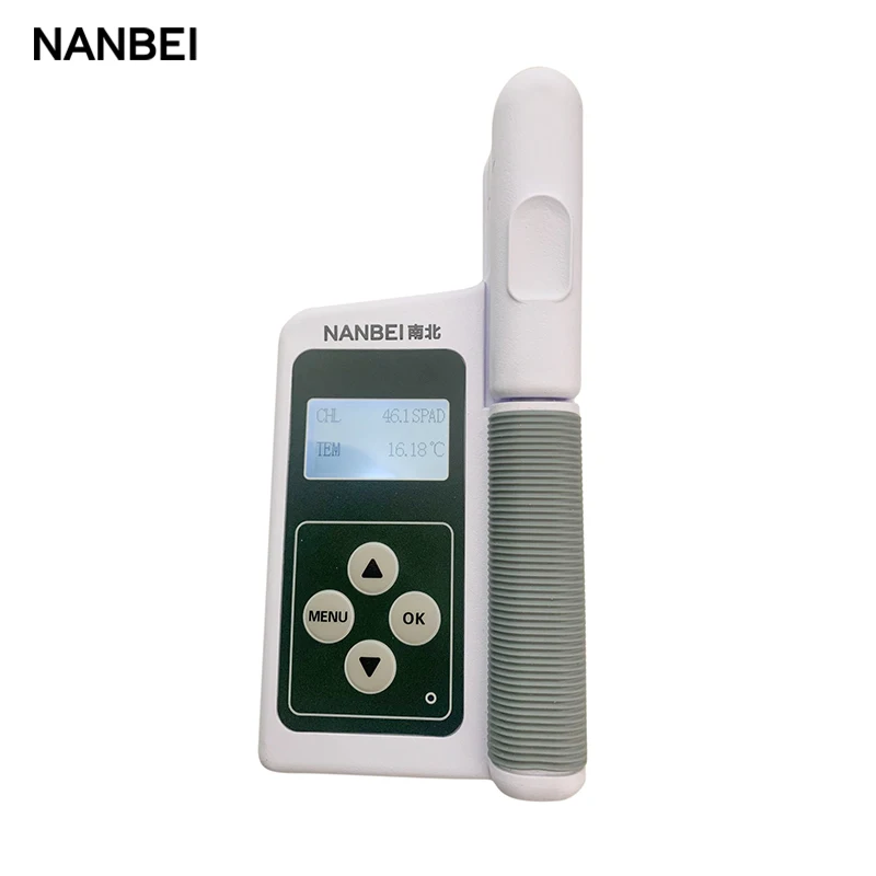 

Portable digital plant chlorophyll mitrogen content nutrient meter