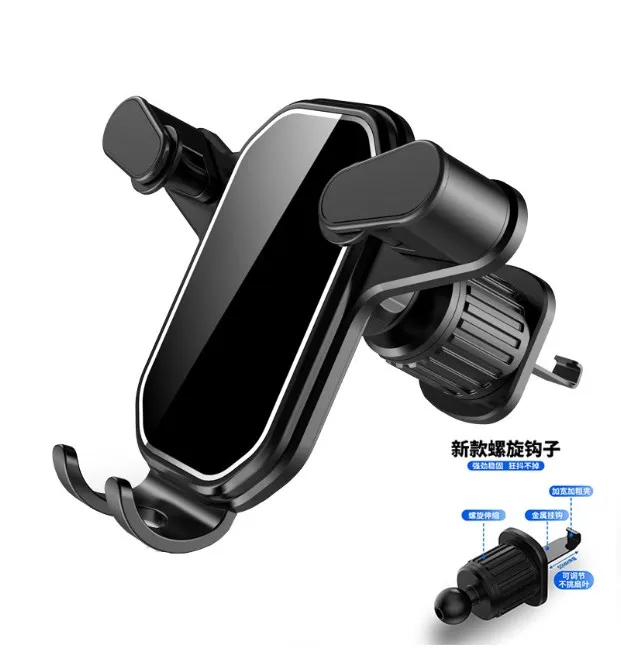 

Gravity Car PhoneHolder Air Vent Clip Mount Mobile Cell Stand Smartphone GPS Support For 4.7-6.7 InchMobile Device phone holder