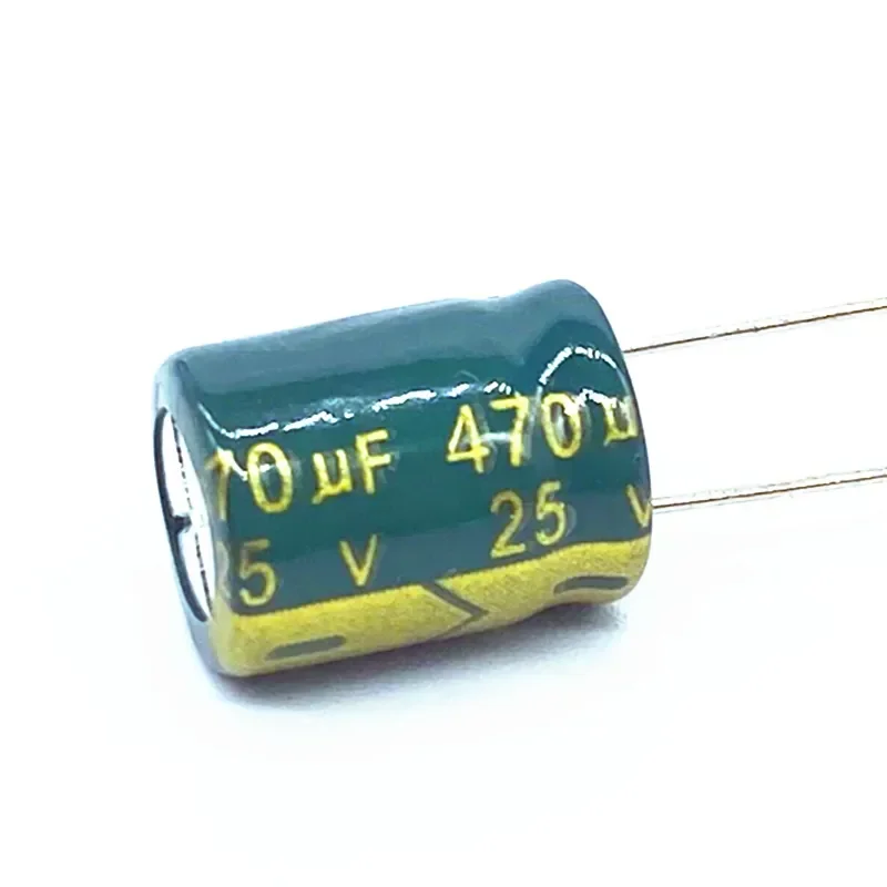 

10 шт./партия, алюминиевые конденсаторы 25 в 470 мкФ, 10*13 470UF25V 20%