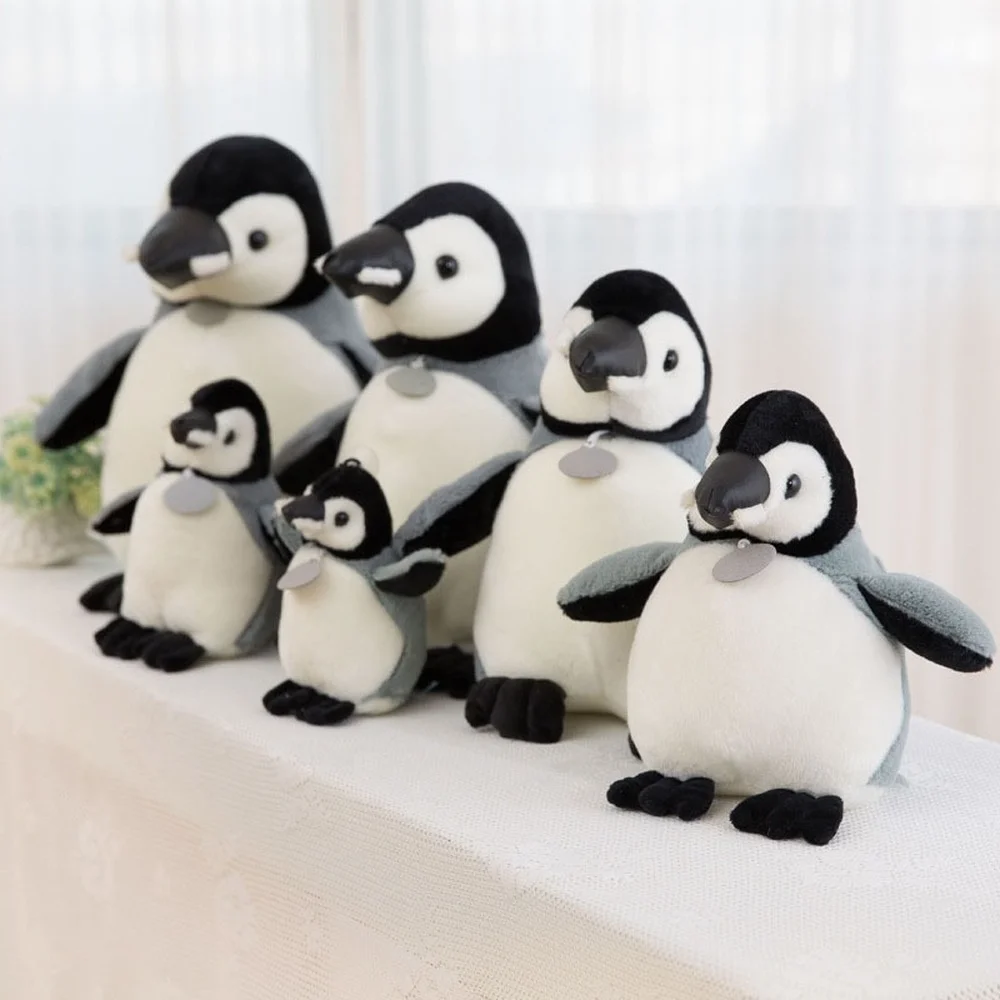 

18cm Brand New Soft Cute Penguins Stuffed Plush Finger Puppets Creative Christmas Birthday Gifts Car Interior Ornaments Doll