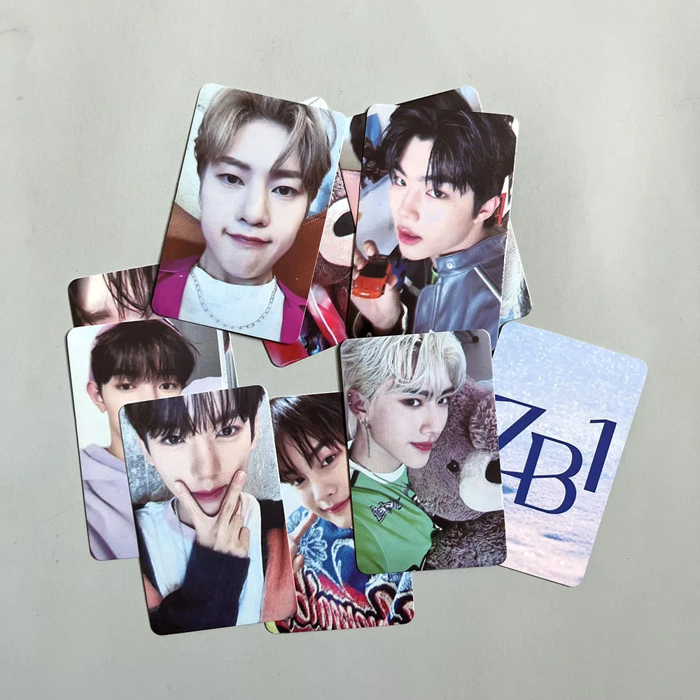 

KPOP ZB1 9 шт. селфи фотокарты ZEROBASEONE Lightstick LOMO карты Ricky ZhangHao HanYuJin HanBin коллекции фанатов