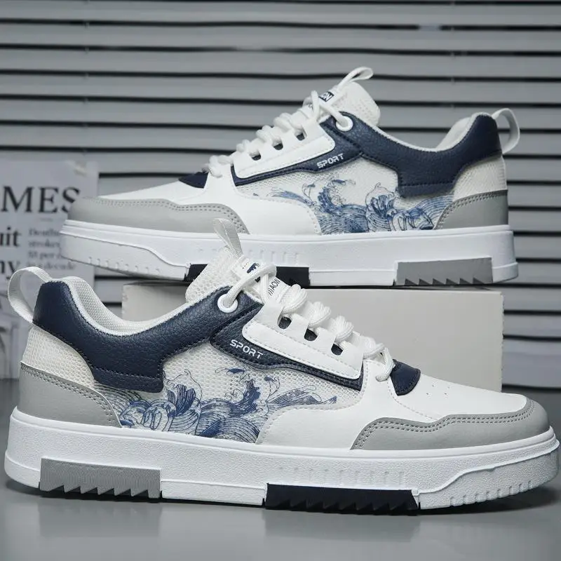 

Spring and Autumn new plate shoes men's fashion breathable casual sports running shoes trend versatile single shoes men