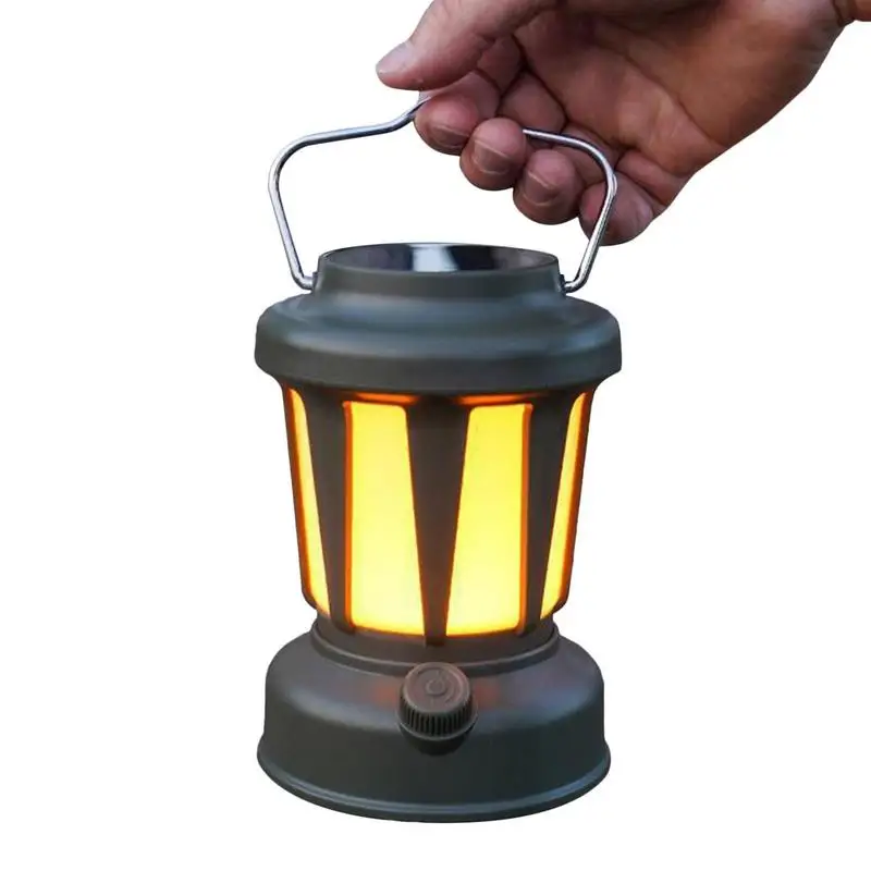 

LED Camping Lanterns Outdoor Tent Light IPX4 Waterproof Camping Lamp Lanterns Lightweight Solar TYPE-C Rechargeable 3 Light