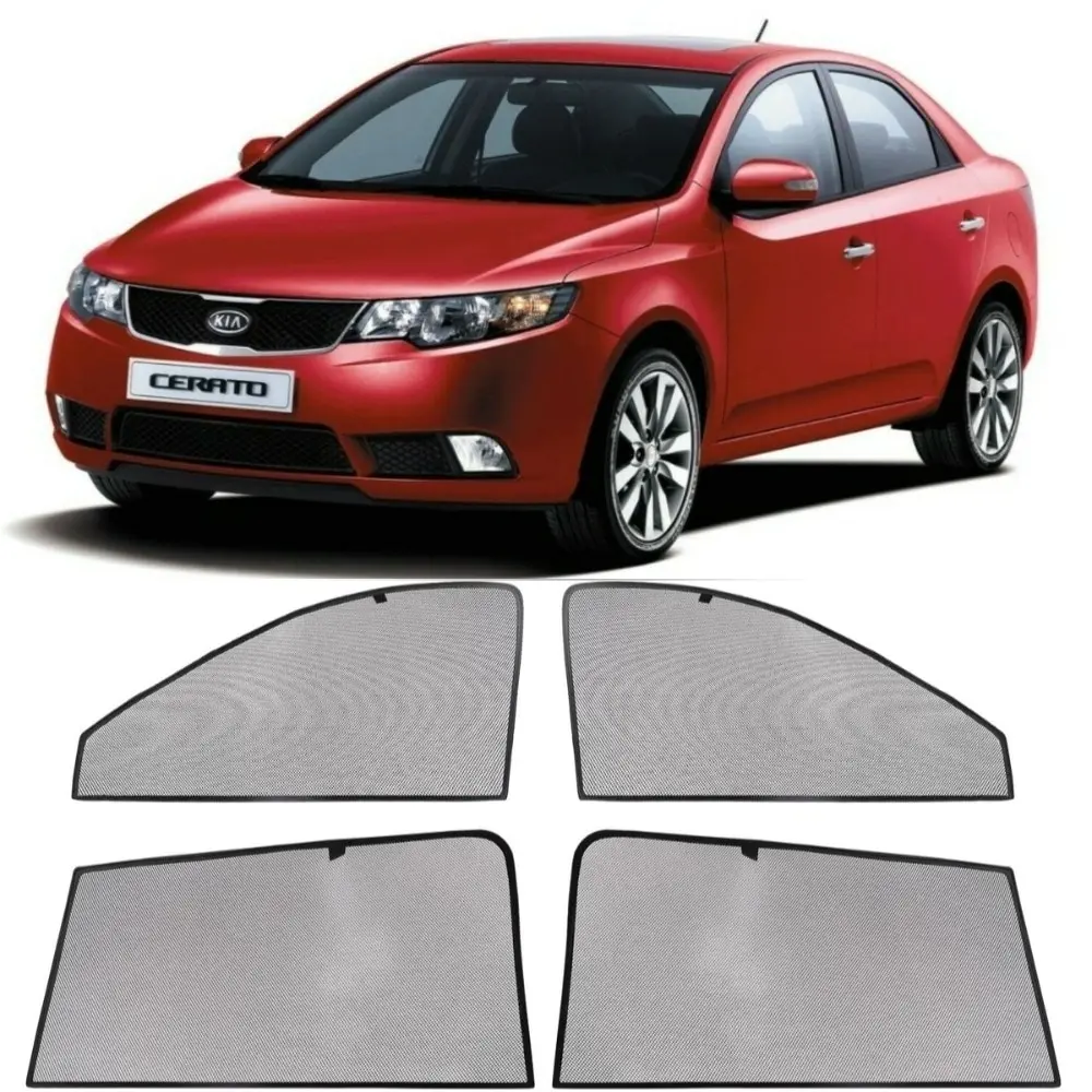 Каркасные магнитные шторки Cobra Tuning на окна автомобиля Kia Cerato 2 ll Sd Sedan 2009-2013