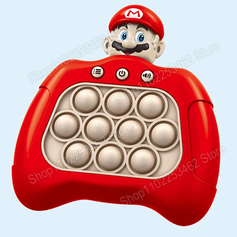 Игровая консоль Super Mario Bros с быстрым нажатием мультяшная игрушка-пазл Стич милый