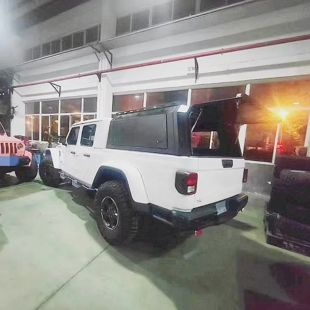 Фото Задний жесткий тент KQX 4x4 для пикапа, внедорожные аксессуары для Jeep Gladiator, навес для пикапа. №4