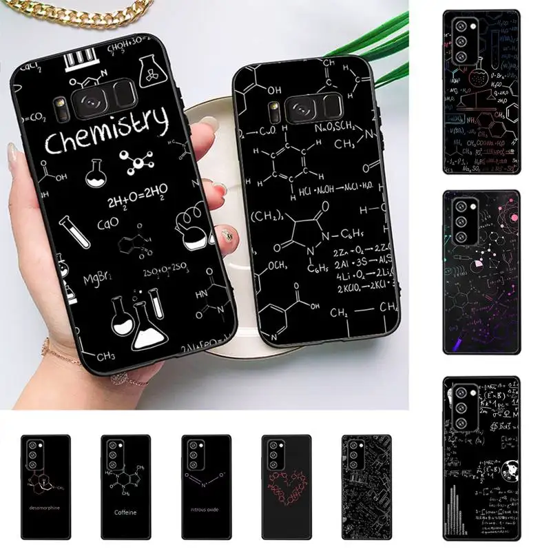 

Chemical Math Formula Phone Case for Samsung Note 5 7 8 9 10 20 pro plus lite ultra A21 12 72
