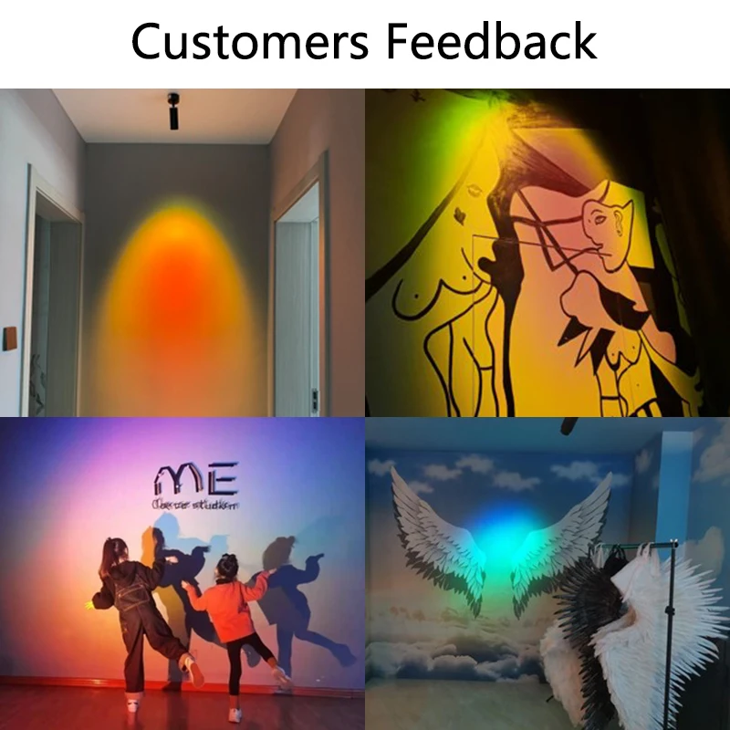 Диско-светильник RGB Светодиодный точечный светильник AJ набор Трековый рельсовый