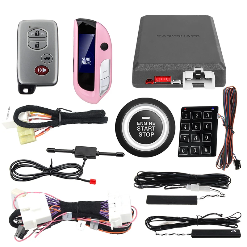 

EASYGUARD Plug & Play OBD fit for Toyota corolla 2010-2013 auto start accessoires push start stop button pke car alarm kit