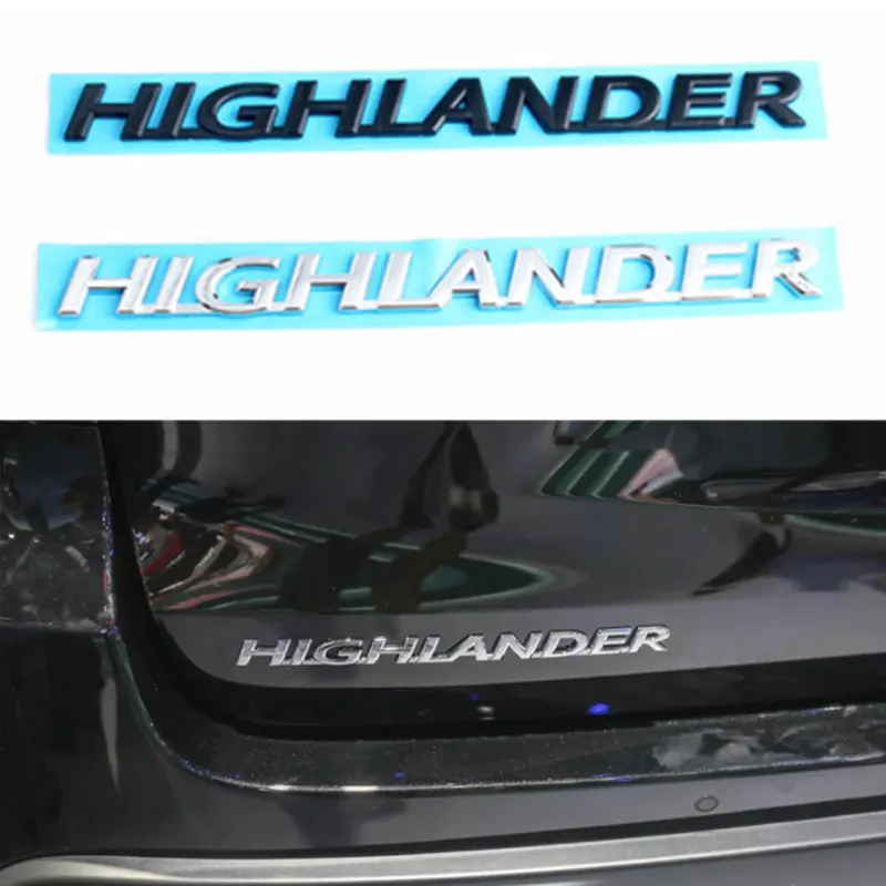 

Наклейки для автомобилей HIGHLANDER, модифицированные наклейки с надписью на английском языке, для Toyota 15-18