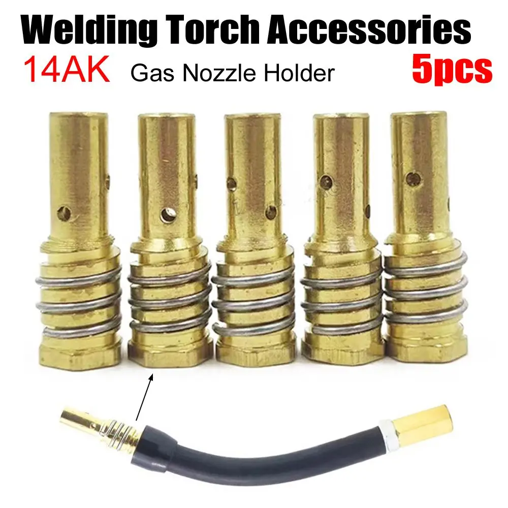 

Gas Nozzle Holder Contact Tip Holder Connecting Rods for 14AK MB14AK Assembly MIG MAG Welder Soldering Supplies Consumable Set
