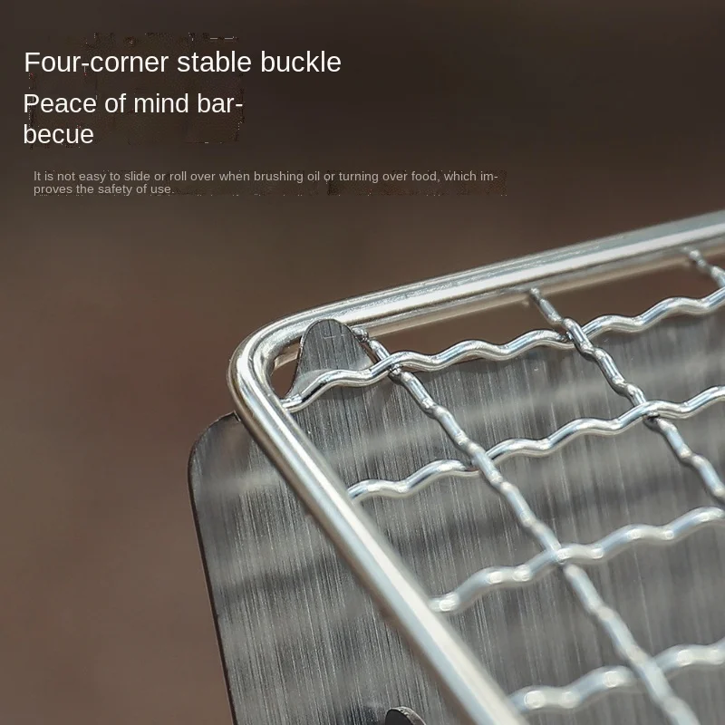 Складная карточка для барбекю горелка из нержавеющей стали сжигания древесины