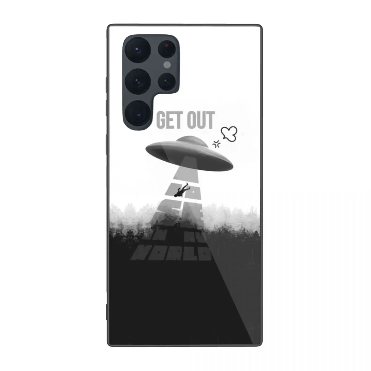 

Silhouette Of Ancient Humans Phone Case Tempered Glass For Samsung S22Ultra Cover Tempered Glass Case