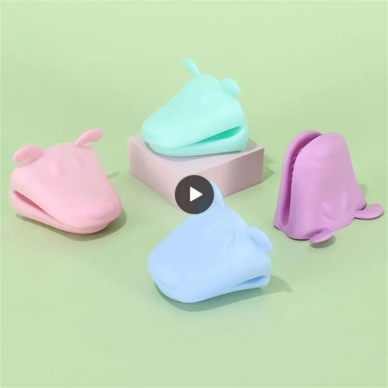 

Перчатки для микроволновой печи с защитой от ожогов, силиконовые изоляционные перчатки с зажимом для рук, кухонные аксессуары, Нескользящие