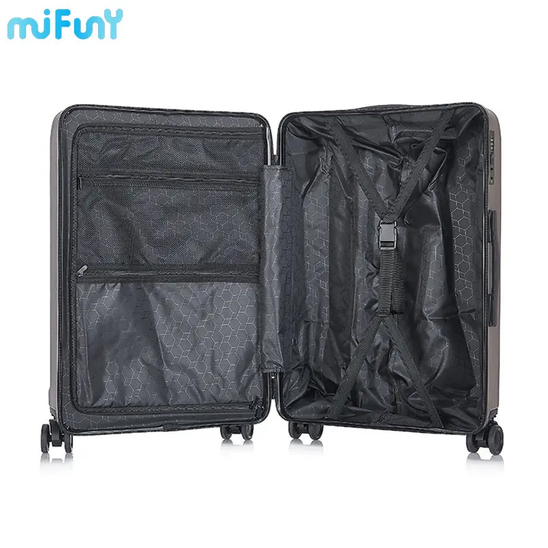 MIFUNY Front Opening Suitcase Travel Luggage Business Suitcases on Mute Wheels 20inch Cabin Rolling Luggage 24'' Rolling Luggage
