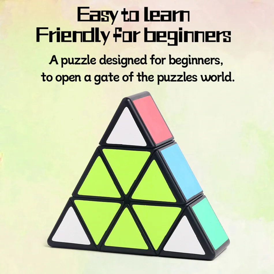 Фото Magic Cube House ZEPUZZLES односторонний 113 детский кубик-пирамида простой и легко учится 1x1x3 игрушки подарки для детей №4