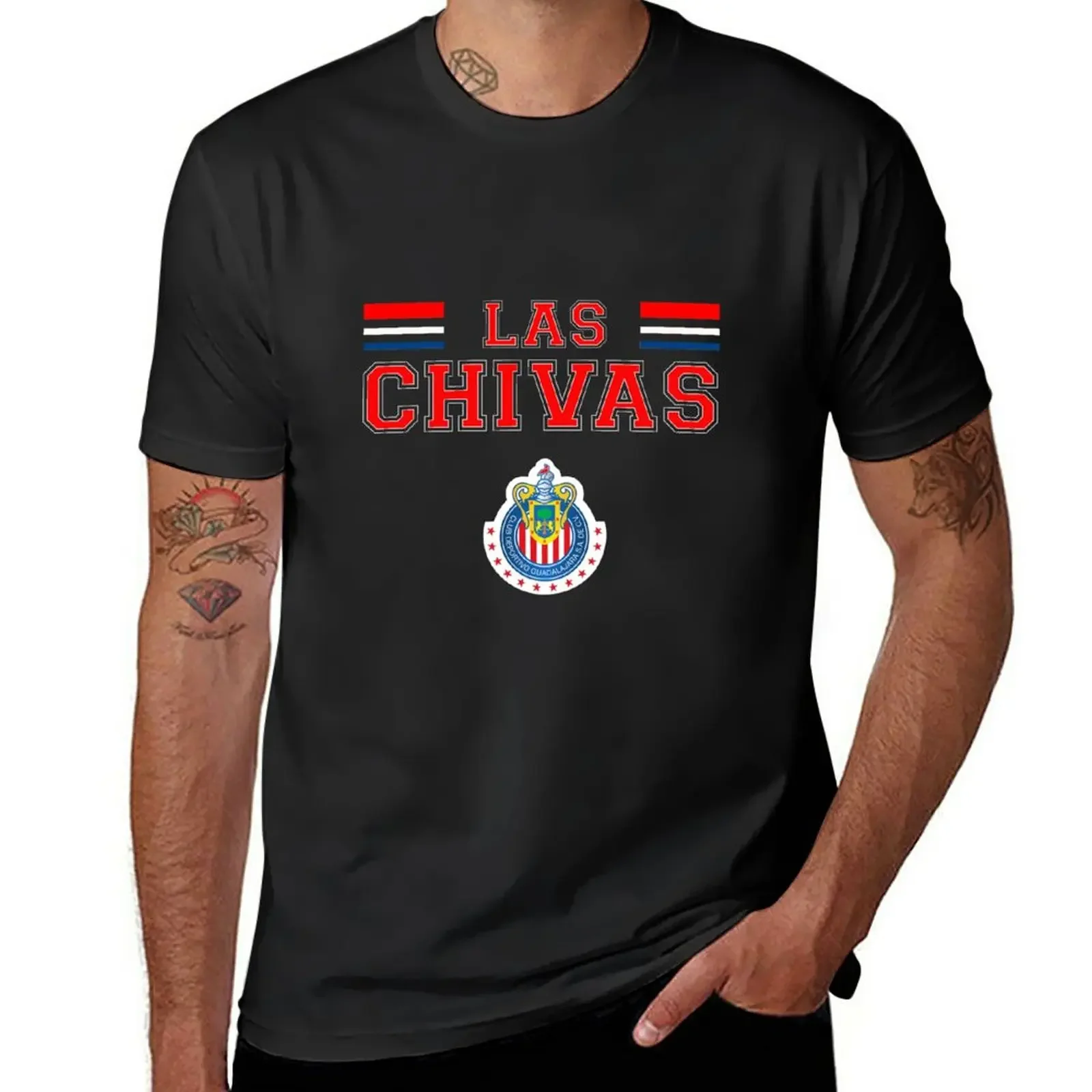 Футболка Las Chivas De Guadalajara одежда в стиле аниме милые топы футболки для мужчин
