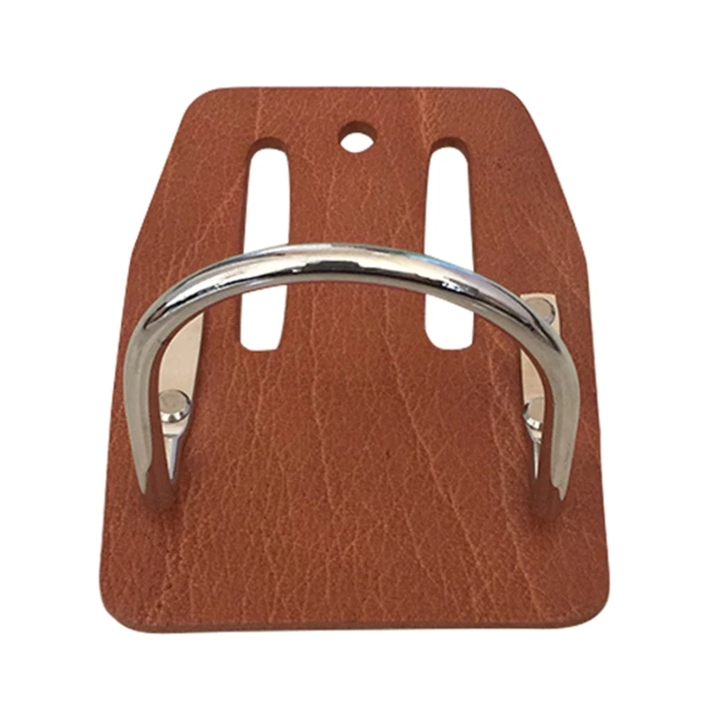 

Hammer Holster for Belt, Leather Hammer Holder with Slotted Connection and Ring