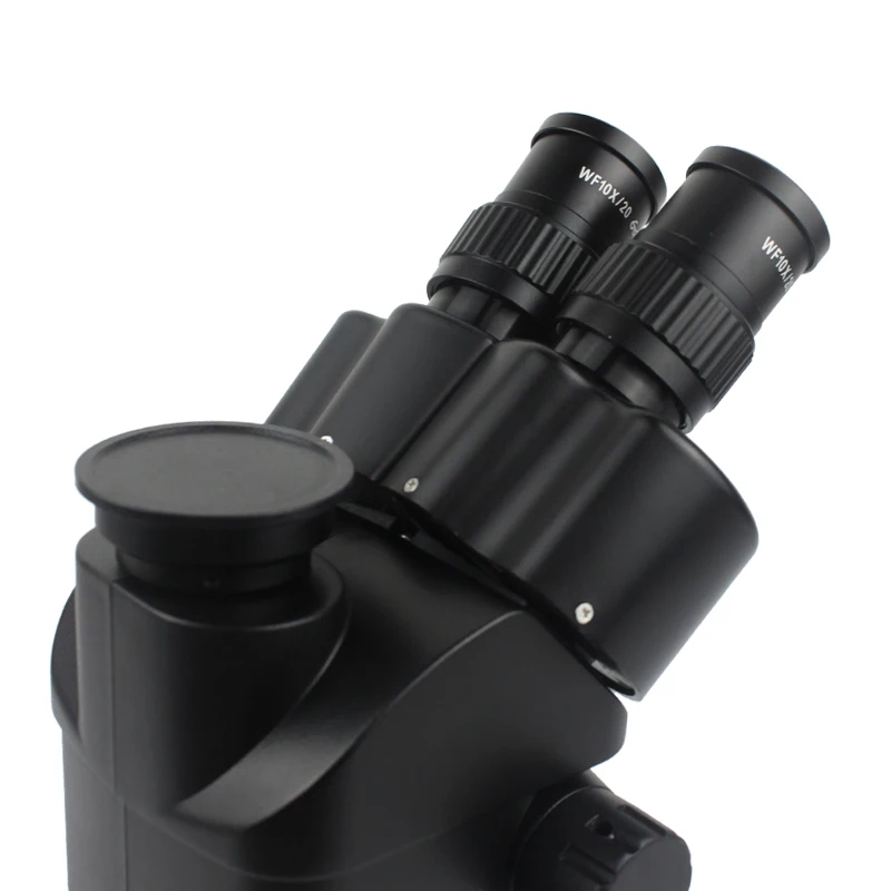 7X-45X 3 5X-90X Simul-Focal Trinocular Microscope Zoom Стереомикроскопическая головка 0 5x 2 0x 7x 1 75x