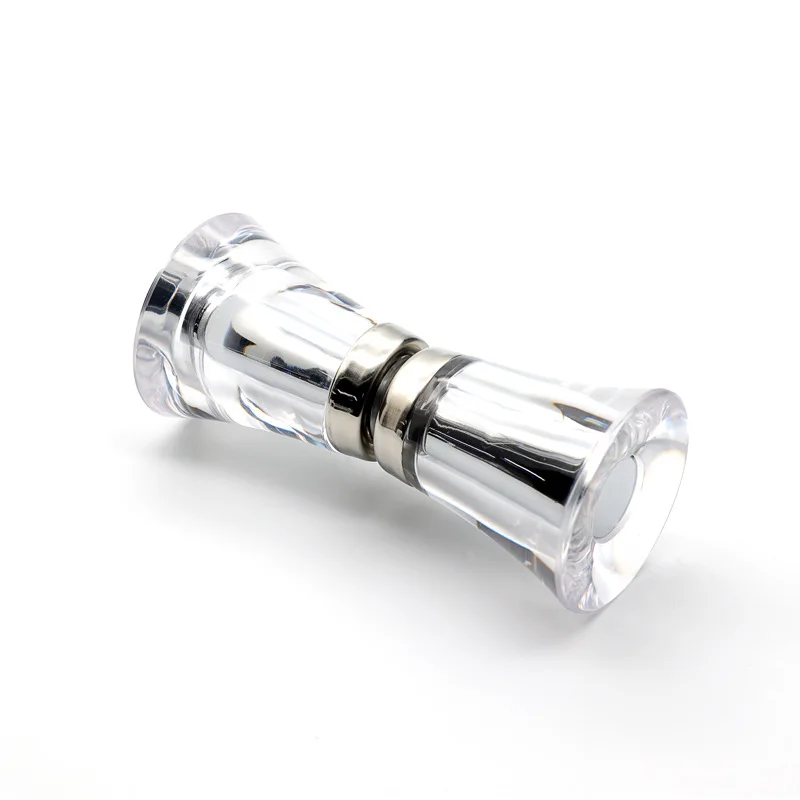 

Ручка для душевой кабины, нажимной держатель для туалета, стеклянная дверная ручка, пластиковая прозрачная стеклянная ручка с одним отверс...