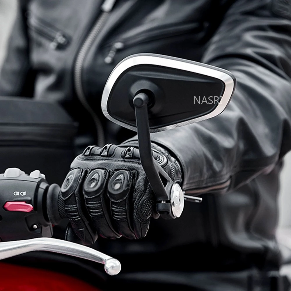Мотоциклетное зеркало заднего вида для Rocket 3 Street Triple S 765 RS R Trident 660 Speed 1200RS RR Bobber T120