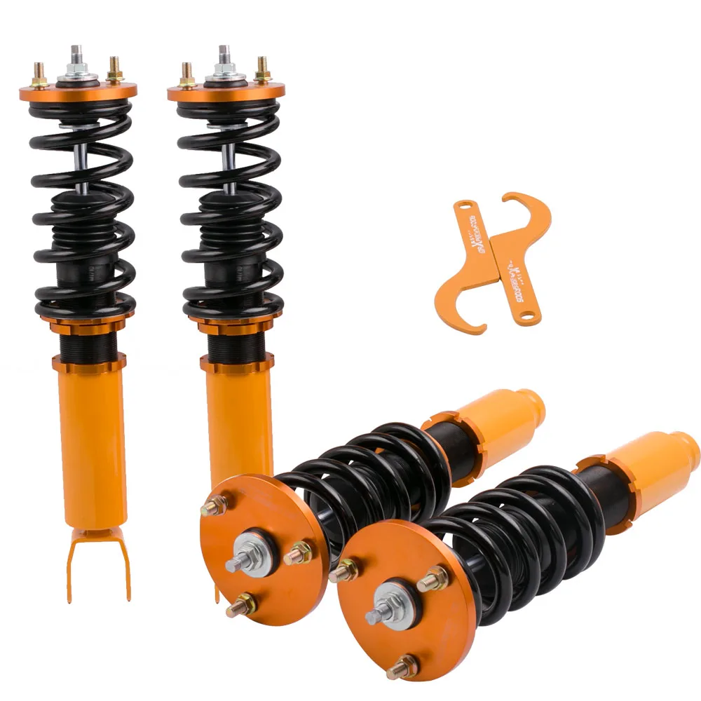 

4pcs Coilover Suspension Struts For Honda Accord 08-12 / For Acura TSX 2009-2014 Shock Strut Adjustable@5CH4 Shock Absorber Kit