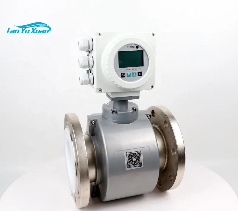 

DN150 Gin Kumiss Wine Food Grade Magnetic Flow Meter Electromagnetic Smart Chemical Water Flow Meter