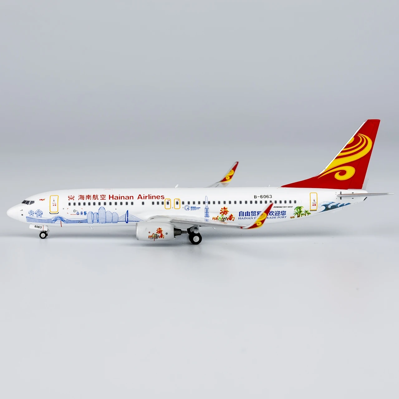 Коллекционный самолёт из сплава 58192 подарок NG модель 1:400 авиакомпании Hainan Airlines