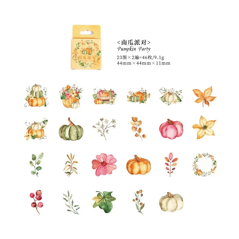 

Набор наклеек тыквы Gimue