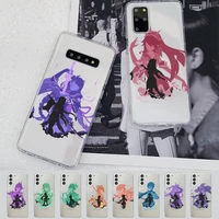 genshin impact anime phone case for samsung s20 ultra s30 for redmi 8 for xiaomi note10 for huawei y6 y5 cover