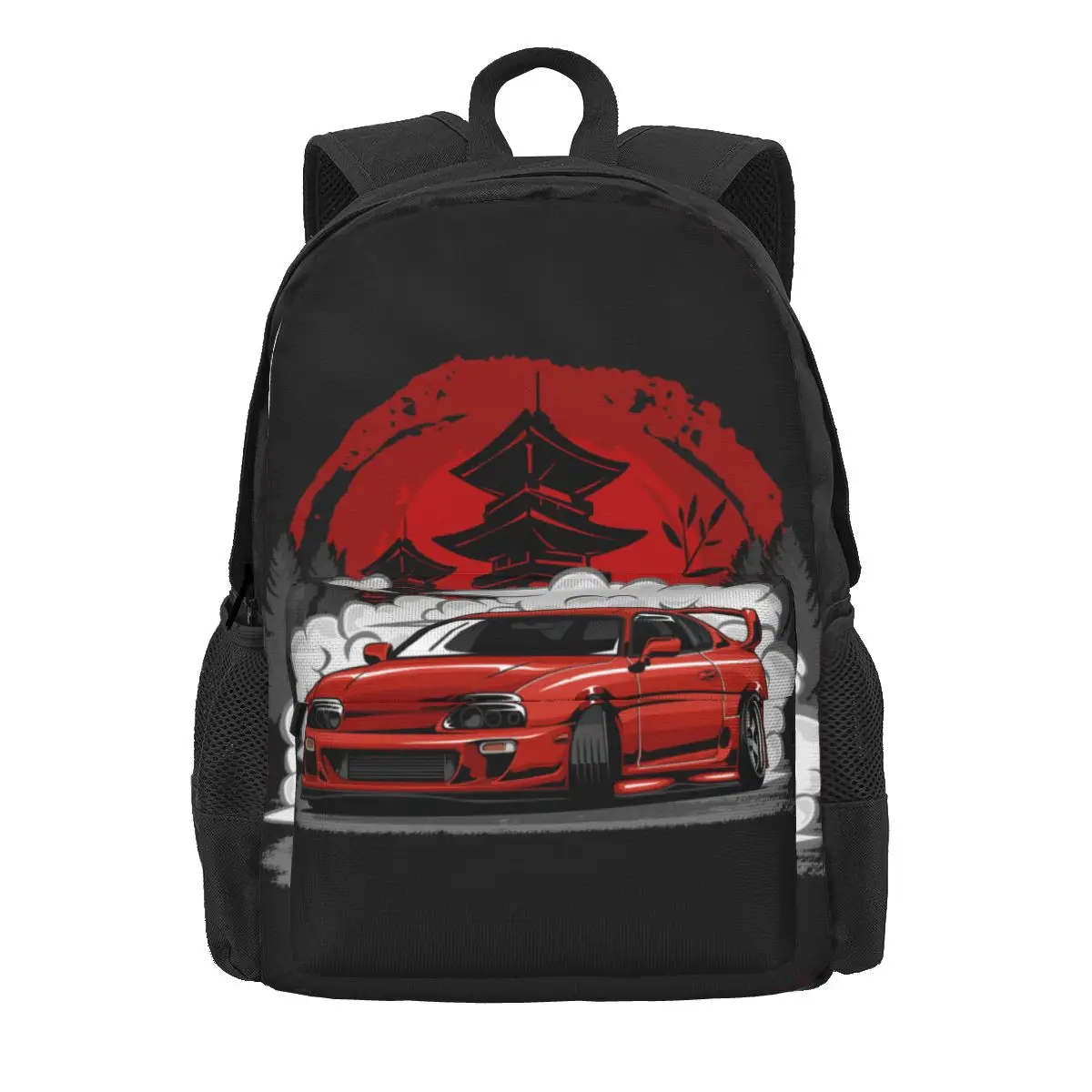 

Japan JDM рюкзак с рисунком гоночного автомобиля, ранцы для учеников и тренировок, прочные школьные ранцы, рюкзак высокого качества