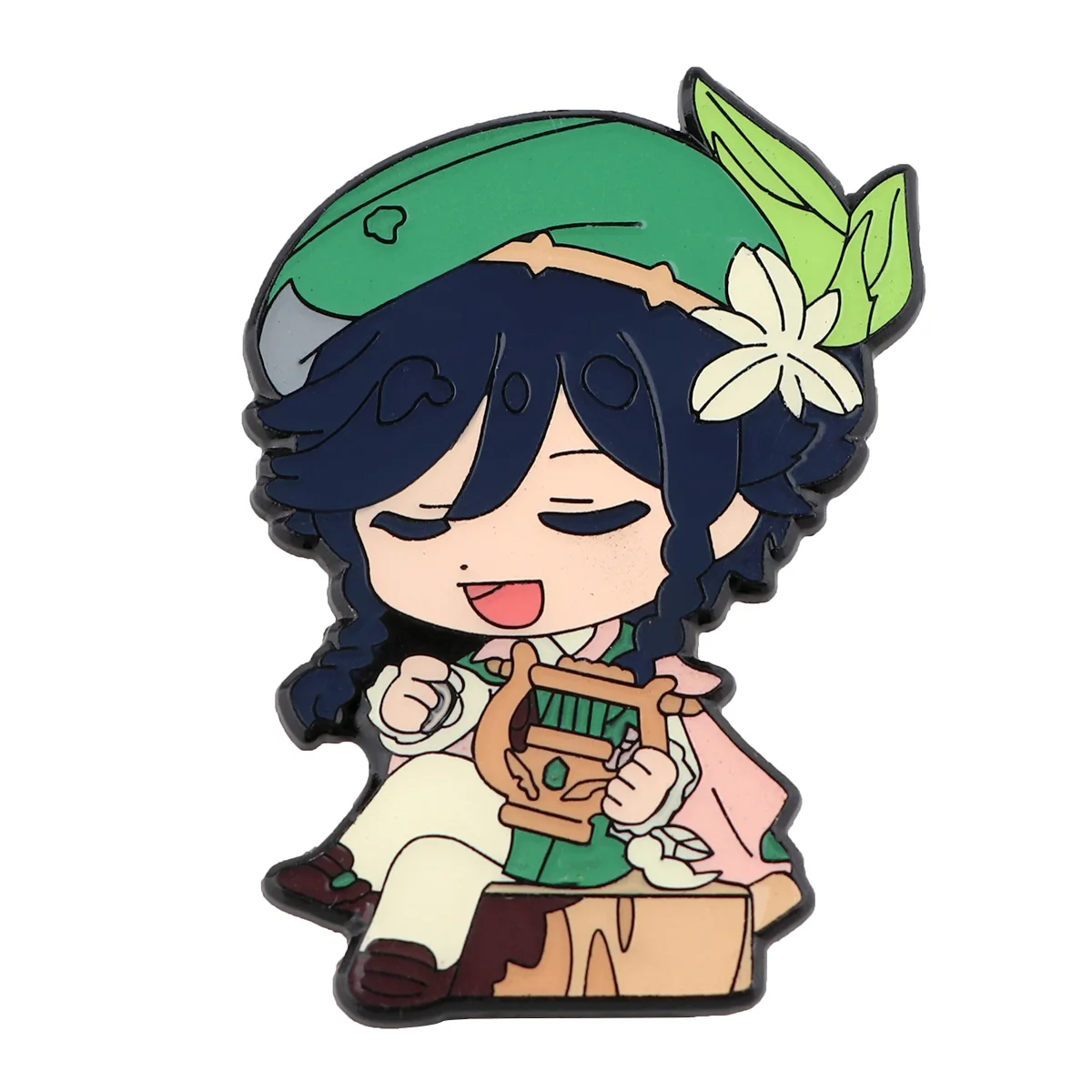Game Genshin ударопрочная эмалированная брошь на булавке для шляпы металлические