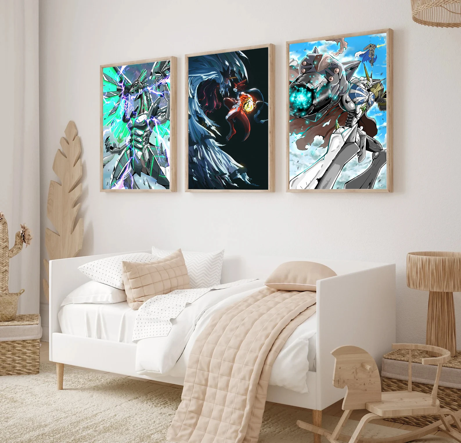 Самоклеящиеся постер D-цифрового монстра аниме-обои фигурки HD Agumon украшение для