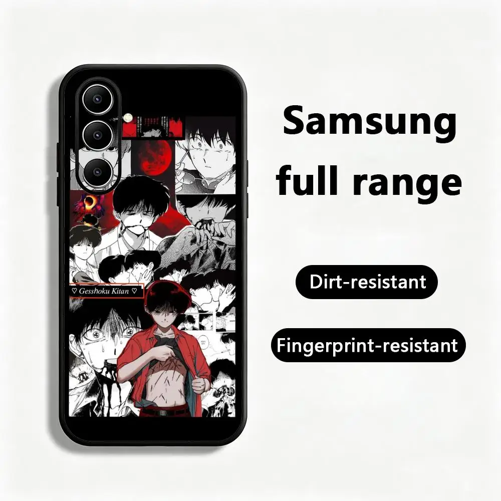 Фото Популярный чехол для телефона Hot Nakamura-kun Go For It для Samsung Galaxy S26 S25 S24 S23 S22 S21 S20 Plus Ultra Note20, мягкий, черный №2