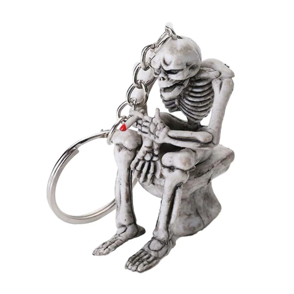 Цепочки для мужчин туалетная сумка с черепом подвеска брелок винтажный ключей