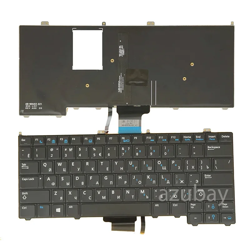 Клавиатура ноутбука для Dell Latitude e7240 e7440 06vdmv pk130vm1b06 nsk-ldabc 0wgphy pk130vm1b17 подсветка без