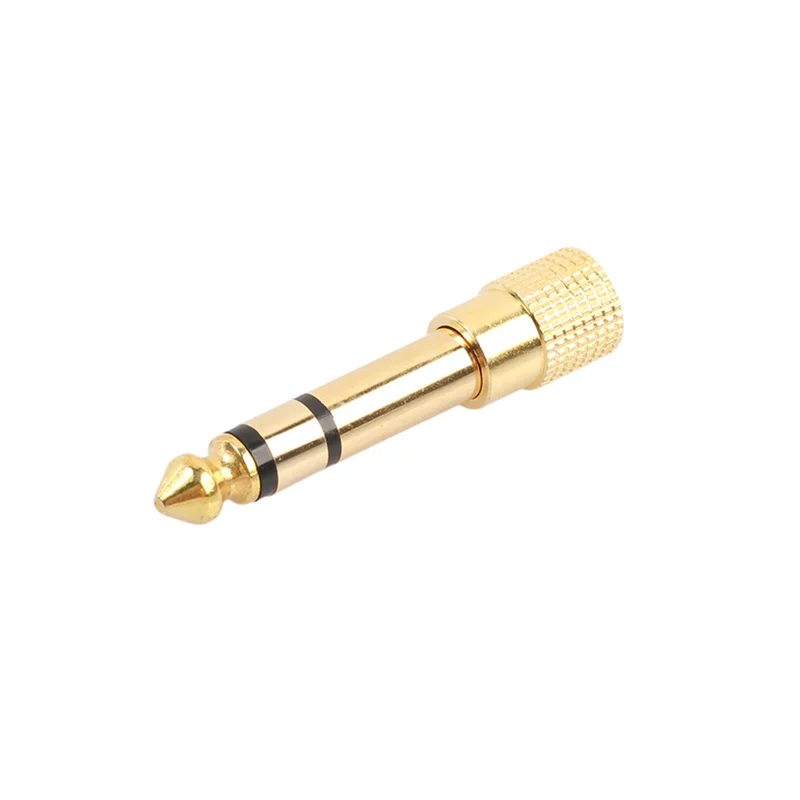 

Jack 6.35mm 3Poles Stereo Male Plug with Inside Screw to 3.5mm Jack Stereo Female Socket Audio Converter