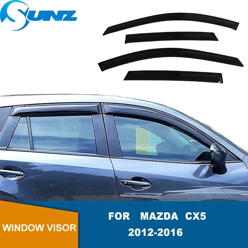 

Side Window Deflectors For Mazda CX-5 CX5 2012 2013 2014 2015 2016 Weathershield Sun Rain Guards Door Visor Awnings Shelters