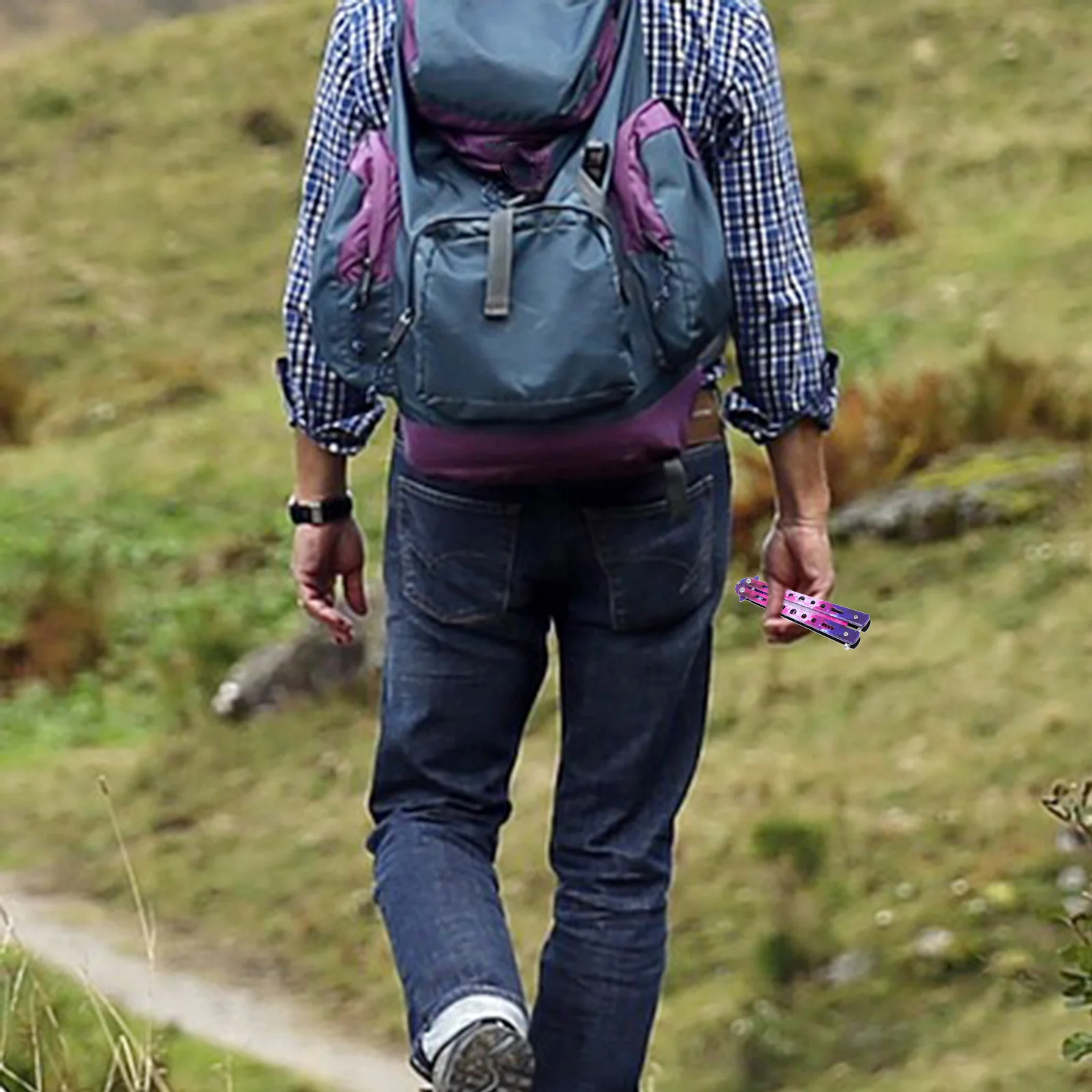 Неточенный тренировочный резак расческа складной инструмент для тусклой резки |