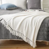 nordic bed end blanket sofa blanket ins style light luxury blanket office nap air conditioning blanket home decoration textiles
