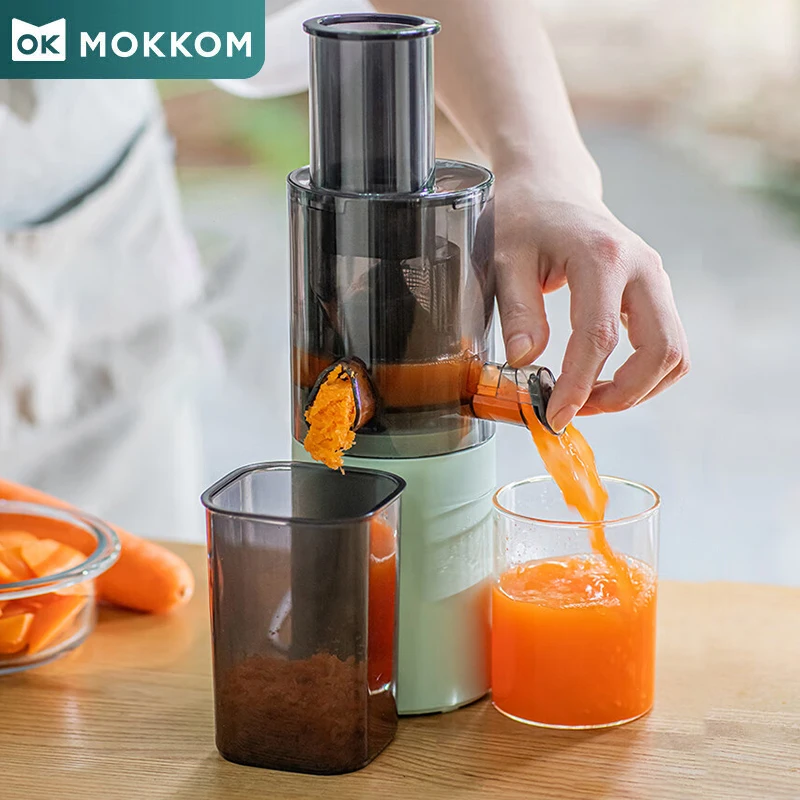 Mokkom Mini Juicer Household Full-automatic Small Multifunctional Residue Juice Separation Fruit Mini Frying Juicer