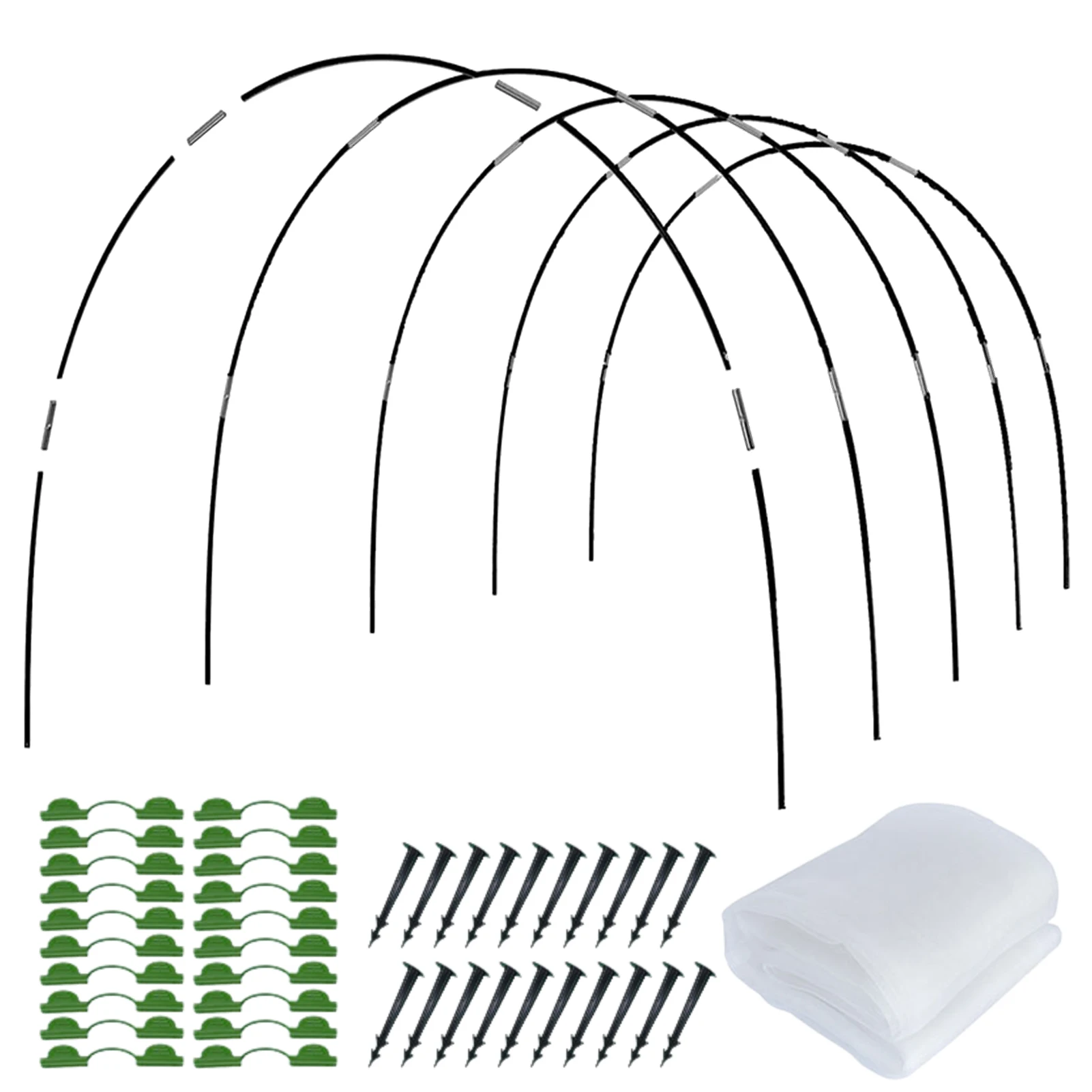 

Garden Netting Kit Easy To Use Birds Animals Barrier Protection Net Versatile Plant Flower Vegetable Greenhouse Bird-Proof Net