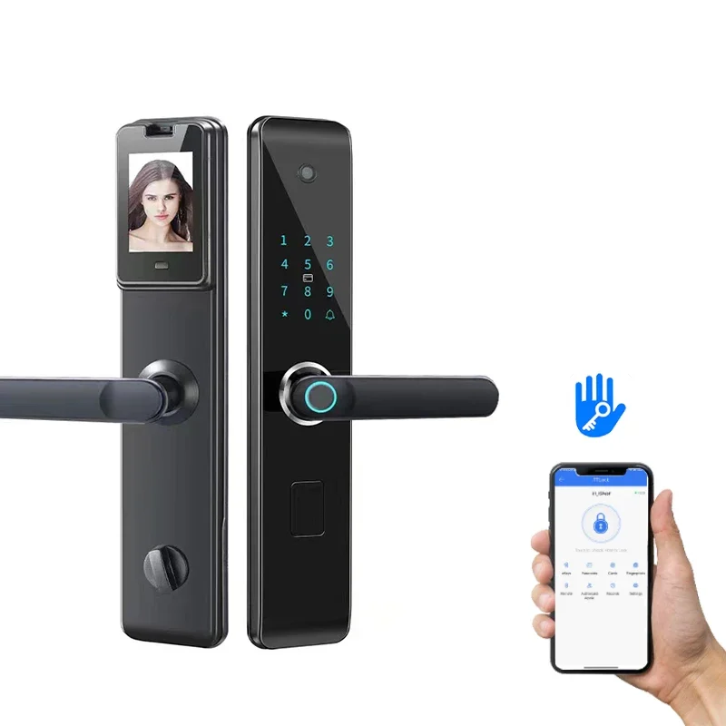 Высококачественные электронные деревянные дверные замки EBKN отпечаток пальца