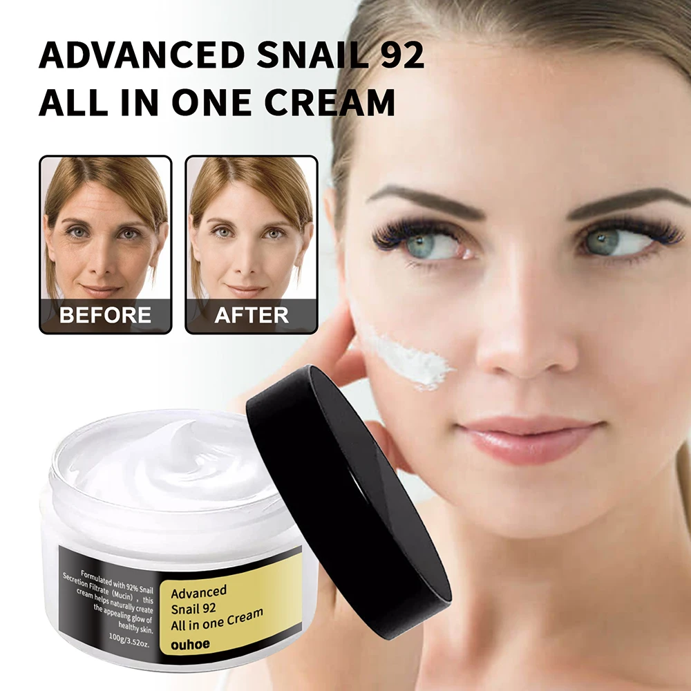 

Snail Face Cream Collagen Anti-Wrinkle Whitening Facial Cream Repairing Lift Firm Moisturizing Anti-aging Nourishing Serum Care