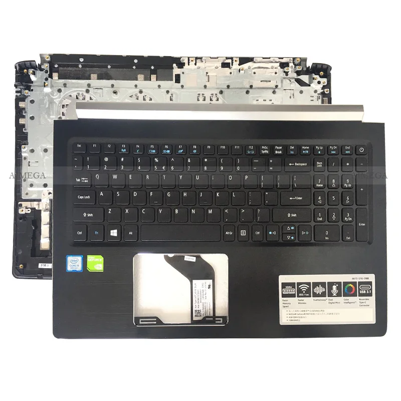 

Новый Ноутбук Упор для рук верхний чехол US клавиатура для Acer деталь нитро-двигателя Himoto Redcat 5 AN515-42 AN515-51 AN515-52 AN515-53