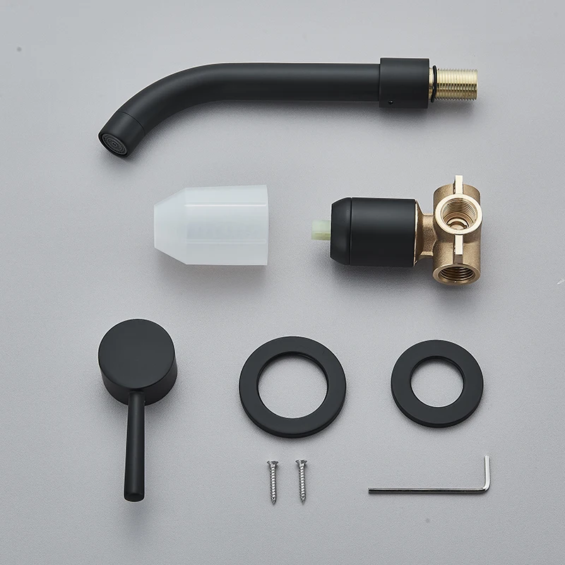 Смеситель для раковины в ванную комнату настенный смеситель вращающийся на 360