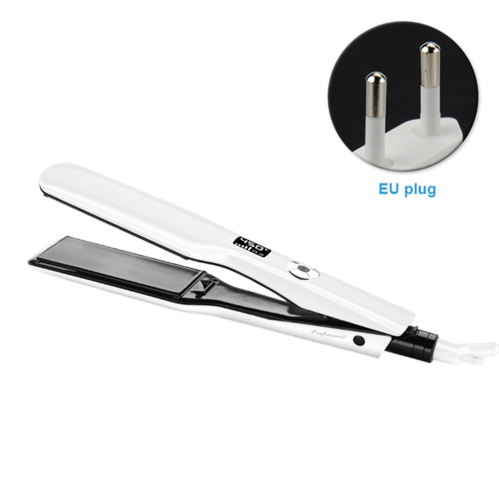 

Adjustable Temperature Styling Tool Flat Iron Hair Straightener Home Salon Curling Electric Fast Heat Portable PTC Wide Panel